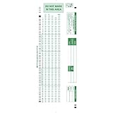 Precision Data Products Scantron 882-E Compatible Testing Forms, 100-Pack (PDP-100)