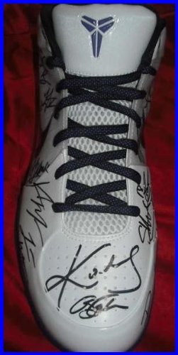 Los Angeles Lakers Signed Shoe - Autographed NBA Sneakers