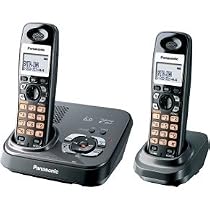 Panasonic Dect 6.0 Expandable Titanium Digital Cordless Answering System - Dual Handset System (KX-TG9332T)