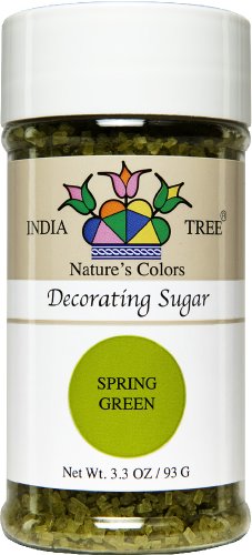 India Tree Nature's Colors Decorating Sugars - Spring Green