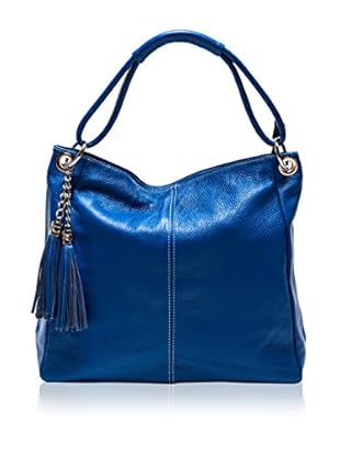 Anna Luchini Bolso asa al hombro Tote (Azul)