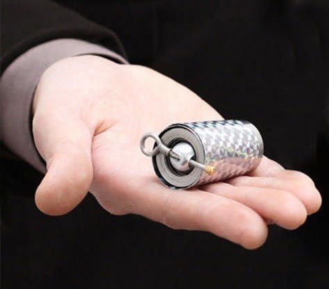 APPEARING CANE METAL SILVER MAGIC TRICKS CLOSE UP ILLUSION SILK TO WAND