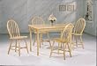 All Natural 5 Piece Dining Set By Coaster Furniture