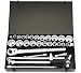 Draper 00335 - 31 Piece 3/4 Square Drive Elora Metric & Imperial Socket Set