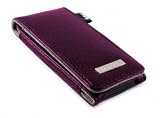 Proporta Aluminium Lined Leather Case -Apple 4G iPod Nano- Mulberry