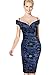 VfEmage Womens Sexy Off Shoulder Cocktail Party Casual Bodycon Sheath Dress