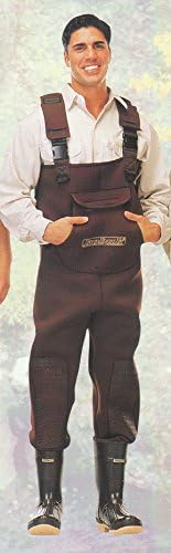 Men 3.5mm Brown Neoprene Fishing/Hunting Chest Wader Lug Size 12 Regular Thinsulate