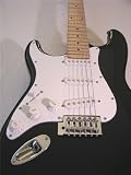 BLACK LEFT HANDED ELECTRIC GUITAR