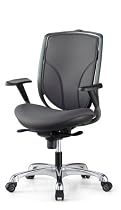 MaiChair High Back Chair with Adjustable Arms, Taupe
