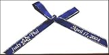 100 Silver Edge Personalized Wedding Ribbons (Baby/ Bridal Shower Ribbons)