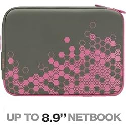 Belkin 8.9-Inch Notebook Sleeve (Soft Grey/Flamingo Pink)