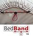 Bed Band- Pink. Original Bed Sheet Holder Straps (1 Pack) - USA Company- Sheet Grippers Suspenders with Smart Cordlock Button - Adjustable Fitted Sheet Holders with Bedsheet Clips - Corner Fasteners.