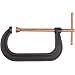 Martin CC408 Forged Steel Extra Deep Throat C-Clamp, 4-1/2" Depth, 0-8" Capacity