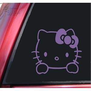 Hello Kitty Vinyl Decal Sticker - Lavender