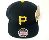 MLB Men's Pittsburgh Pirates Cooperstown 400 Snapback Cap (Black, Adjustable)