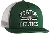 NBA Men's Flat Brim Trucker Hat - Ne37Z, Boston Celtics, One Size