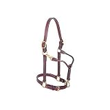 Yearling Leather Halter with Adjustable Nose