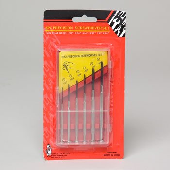 6pc Precision Screwdriver Set in Storage Box On Sale