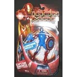 Iron Man Movie Action Figure Capt. America Armor Iron Man