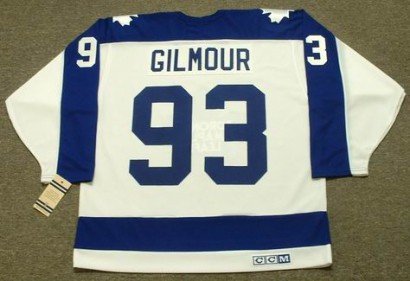 DOUG GILMOUR Toronto Maple Leafs 1992 CCM Vintage Throwback Home NHL Hockey Jersey, LARGE