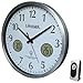 Wall Clock Weather Station with indoor and outdoor temperature and Remote Sensor