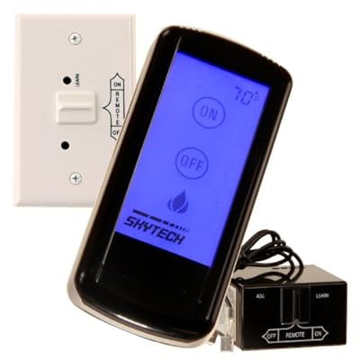 Skytech SKY-5001 Backlit LCD Touch Screen Fireplace Remote Control On/Off
