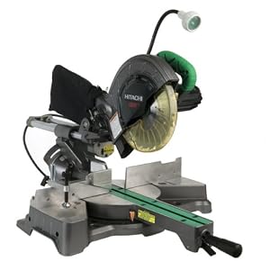 Hitachi C8FSHE 8-1 2-Inch Sliding Compound Miter Saw with Laser Marker by Hitachi