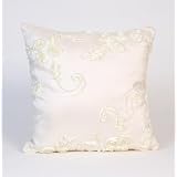 Glenna Jean Central Park Pillow - Cream Ribbon by Glenna Jean