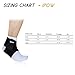 Ipow 2 Pack Nonslip Breathable Adjustable Tendon Ankle Compression Brace Support Protector Stabilizers Wraps with Strap, Medium