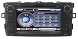 Koolertron For Toyota Auris 2007-2011 Indash DVD Player GPS Navigation System w/ 7 Inch HD Touchscreen + PIP /2-ZONE /Radio RDS /Virtual-CDC + With Steering Wheel Control + Support iPod iPhone