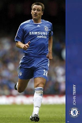 Posters: Soccer Poster - Chelsea, John Terry 07/08 (36 x 24 inches)