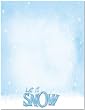 Let It Snow Letterhead