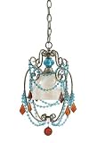 World Imports 1001-61 Mini Pendant 1 Light Mini Pendant, Weathered Platinum