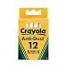 Crayola Anti Dust White Chalk x12 Packs