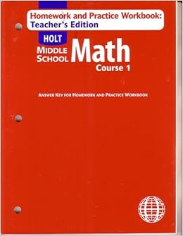 Holt mcdougal mathematics grade 7 worksheet answers image