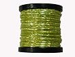 50 yd Fluorescent Yellow w/ Silver Holographic CraftLace Spool