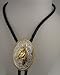 Sterling Silver/gold Plated Horse Head Bolo Tie
