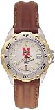 Nebraska Cornhuskers N with Huskers All Star Watch with Leather Band - Women's