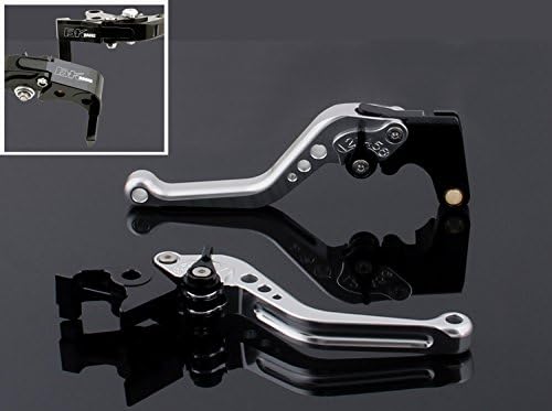 Areyoushop Short Brake Clutch Levers Fit for Suzuki B-king 2008-2011 Silver
