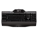 Logitech Gaming Keyboard G510 Clavier filaire Ecran LCD GamePanel R�tro�clairage de couleur personnalisable 18 touches programmables Audio USB int�gr� Mode de jeu/bureau -Azerty Noirpar Logitech