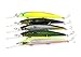 Hengjia 5pcs/lot Deep Diving Runner Minnow Jerkbaits Hard Plastic Fishing Lures Bass Tourt Baits Hook Tackle for Saltwater and Freshwater 14.5cm/5.7