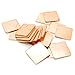 JIUWU IC Chipset GPU CPU Thermal Heatsink Copper Pad Shim Size 20 x 20 x 0.5mm Pack of 20