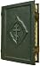 Leather Russian Bible / Improved Leathered Closure, Green color, with Laid on Metalli...