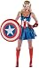 Search : Captain America Sexy Deluxe Adult Female Costume L (12-14)