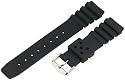 Momentum Men's ZC-20BAS BLACK Storm 20mm Basic Diver Strap Black