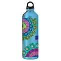 Gaiam Boho Floral Aluminum Water Bottle - Blue(750 ml)