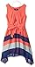 Amy Byer Girls' Big Hanky Hem Dress with Colorblock
