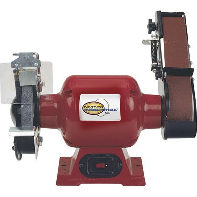 - Northern Industrial Bench Grinder - 1/2 HP, 3400 RPM, 3 Amp