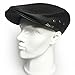 LETHMIK Flat Ivy Cap Genuine Leather Classic Newsboy Cap Cabbie Hat Driver