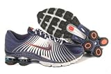 Mens Nike Shox Experience (9, Midnight Navy / Metallic Silver Orange)